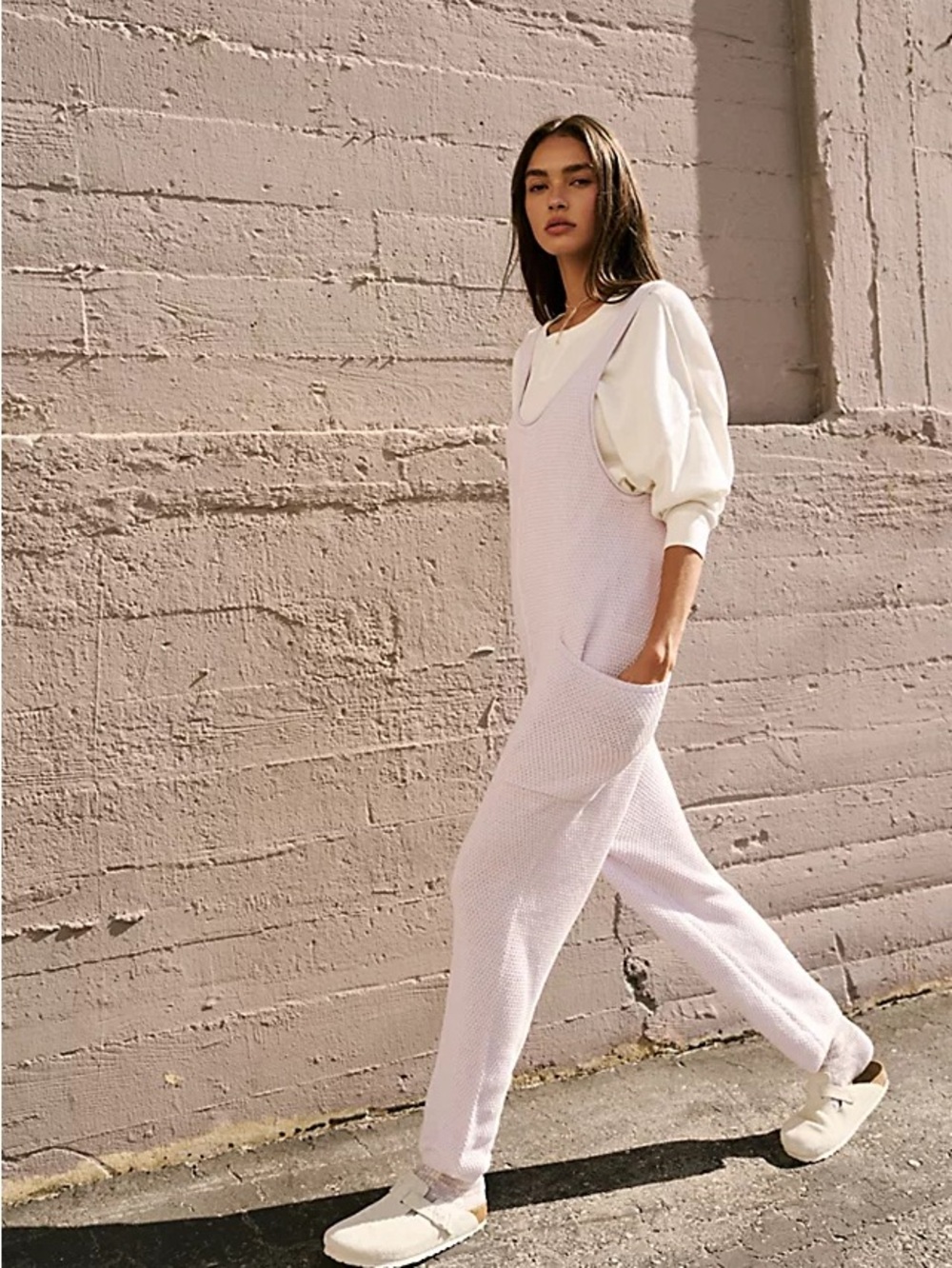 Free people Hailee sweater jumpsuit